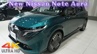 日産新型ノートオーラG 2024年モデルマイナーチェンジ  NEW 2024 NISSAN NOTE AURA G Green Black  New Nissan Note Aura 2024 [upl. by Ennovyhc96]