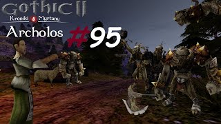 Gothic 2 Kroniki Myrtany Archolos 95 Porachunki cmentarzowe i zejście do kopalni gildii [upl. by Yrrag376]