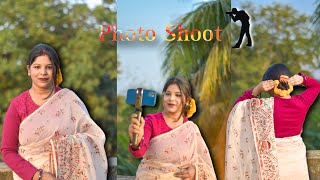 BTSSaraswati Pujo Special Photoshoot Vlog 📸  banglavlog photoshoot blog [upl. by Munson]