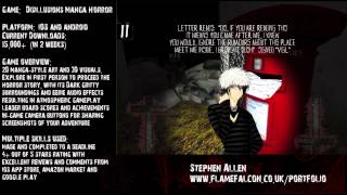 OLD  Show Reel 2nd May 2013  Uni Assignment  Disillusions Manga Horror  Raptor RPG [upl. by Sotsirhc]