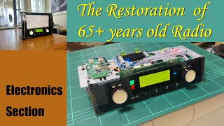 My 65 Years Old Radio Restoration Electronics Part HD 1080p [upl. by Elleral]