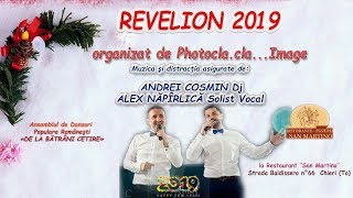 REVELION ROMÂNESC 2019  COSMIN ANDREI DJ amp ALEXANDRU NĂPÎRLICĂ SOLIST VOCAL [upl. by Alemaj]