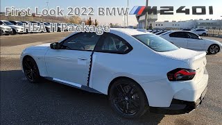 First Look 2022 BMW M240i w HEA II Package Alpine White Black Vernasca Leather [upl. by Nnhoj]