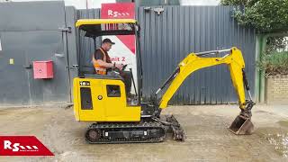 JCB 16C1  MINI EXCAVATOR  RS MACHINERY HIRE AND SALE [upl. by Henriette]