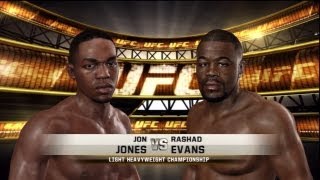 Jon Jones vs Rashad Evans  UFC Undisputed 3 Gameplay [upl. by Eendyc]