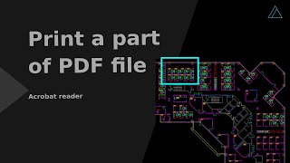 Printing section of pdf file Acrobat Reader [upl. by Heyes297]