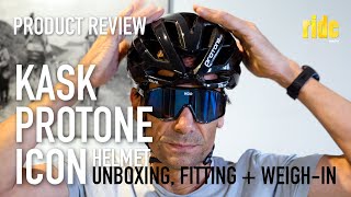 Kask Protone Icon helmet review – unboxing fitting sunglass showdown weighin and first comments [upl. by Julita]