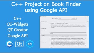 C Project on Book Finder using Google API  Full Project with source code  CppBuzzcom [upl. by Eelyak314]