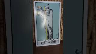 The Hermit Tarot Card Meaning innerwisdom majorarcana virgo stillness meditation selfmastery [upl. by Haelat]