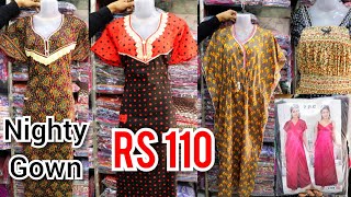 WHOLESALE OF NIGHTY GOWN  LADIES NIGHT WEAR GOWN AND NIGHTY [upl. by Adnocahs]