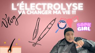 VLOG JE FAIS ENFIN DE L’ÉLECTROLYSE  BYE BYE HIRSUTISME 😏 SOPK  PILOSITÉ [upl. by Ika]