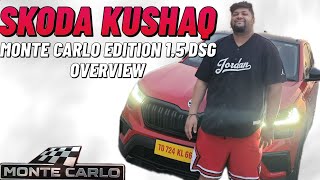 SKODA KUSHAQ MONTE CARLO EDITION 15  OVERVIEW [upl. by Ender]