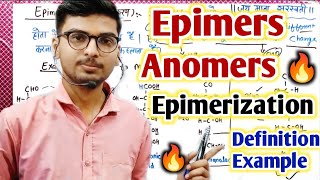 Anomers and epimersEpimerisationEpimers and Anomersepimers and anomers carbohydrateepimerization [upl. by Tsew]