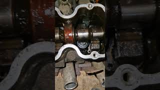 Camshaft journal wear automobile engine camshaft opel [upl. by Russel]