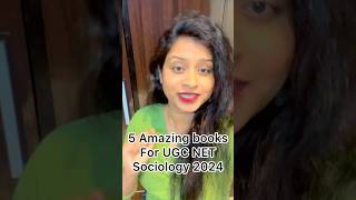 5 Amazing Books for UGC NET Sociology 2024 ntanetsociology ytshortsindia sociology logy [upl. by Runkel]