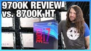 Intel i79700K Review HyperThreadings Value vs 8700K [upl. by Fiorenza]