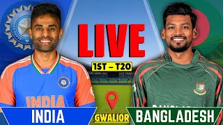 India vs Bangladesh Live T20 Match  Live Cricket Match Commentary amp Score  IND Batting [upl. by Richmond]