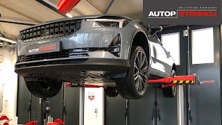 AUTOPSTENHOH Masterlift 235 Saa lifting Volvo Polestar [upl. by Daggna]