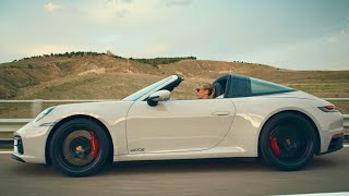 New PORSCHE 992 Targa GTS 2022  EXHAUST sound beautiful exterior amp interior [upl. by Starks977]