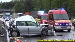 LKW RAST IN UNFALLSTELLE  Feuerwehr Ehningen amp Böblingen im Einsatz 3 zum Teil Schwerverletzte [upl. by Nairolf]