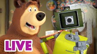 🔴 LIVE 👱‍♀️🐻 マーシャとくま 📱🐺 しんじられない 🤖🤩 子供向けアニメ [upl. by Weidner954]