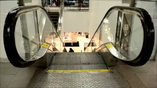 1968 OTIS ESCALATOR amp SCHINDLER REVAMP IN DEPT STORE [upl. by Tanner840]