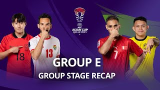 AsianCup2023  Group Stage Recap  Group E [upl. by Crosby]