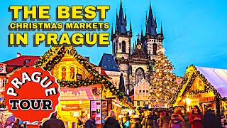 Prague Christmas Markets 2023 Old Town Square Walking tour of Prague Czech Republic [upl. by Hodges]