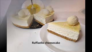 Raffaello cheesecake 🍰 bez pečenja lagan za napravita okus će vas oduševiti 🍰 [upl. by Senalda886]