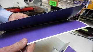 How To Fold Heavy Card Stock without Cracking Toner or Tearing Paper [upl. by Allez482]