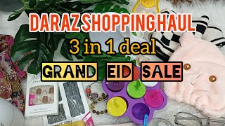 Daraz Shopping Haul 🛍️🛒Daraz 3 in 1 deal in Rs780 Daraz Grand Eid sale [upl. by Delwin105]