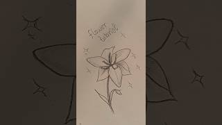 How to Draw a Flower shorts [upl. by Flora]