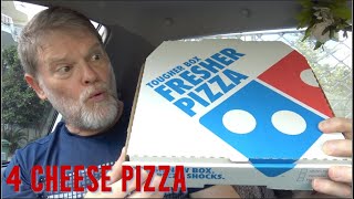 Dominos New 4 Cheese Pizza Taste Test [upl. by Caitrin]