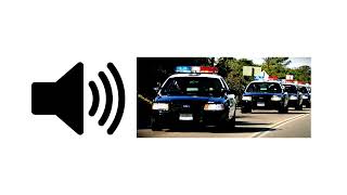 Police Siren Distant  Sound Effect  ProSounds [upl. by Gerry397]