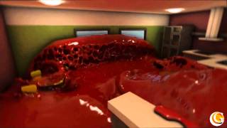 Realflow Slow Motion Kitchen Flood Full HD [upl. by Gauthier]