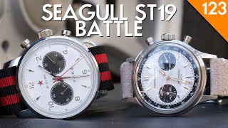 Mechanical Chronographs under 250  Merkur Pierre Paulin VS RedStar quotSeagull 1963 Pandaquot [upl. by Efron554]