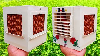 How To Make Air Cooler At Home  Mini Room Air Cooler Science Project  Air Cooler Air Conditioner [upl. by Alissa468]