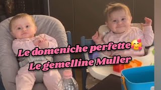 le piccole gemelline MULLER domenica perfetta🥰❤️ [upl. by Grof790]