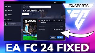 Fix EA FC 24 not OpeningLaunching Error in Windows [upl. by Fosque]