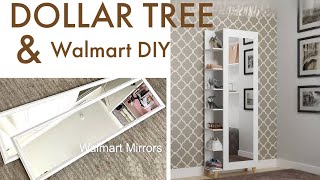 DOLLAR TREE MEETS WALMART Glam SHOE STORAGE IDEA TO TRY OUT [upl. by Egroej]