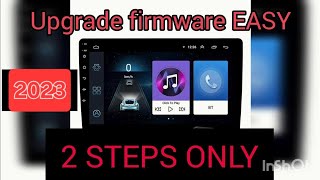 How to Update the Firmware to the Latest Version on Android Head Units 2023 all YTXXXX models [upl. by Alphonso975]