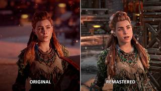 Horizon Zero Dawn Original vs Remastered  Graphics Comparison PS4 vs PS5 [upl. by Helsell295]