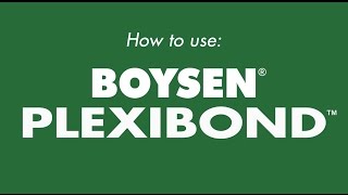 How to use BOYSEN Plexibond [upl. by Are]