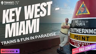 Sun sand music and trains in Miami [upl. by Kolodgie]