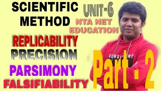 SCIENTIFIC METHODP2 precision replicability falsifiability parsimony ahteaching ahteaching [upl. by Strang886]