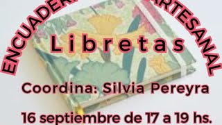 Encuadernación artesanal  Libretas [upl. by Coralyn558]