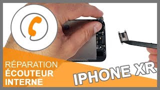 Réparation écouteur interne iPhone XR [upl. by Atiniuq453]