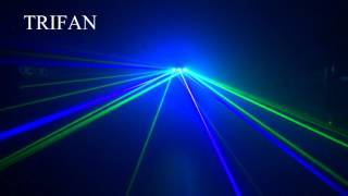 Trifan LSX3250GB 250mW GB Trifan MultiEffect Laser Show System [upl. by Schonthal]