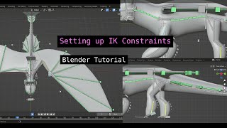 Inverse Kinematics IKs  Bone Constraints  Blender Tutorial [upl. by Alvira]