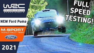 Ford Puma Rally1 WRC Rally Car 2022  Epic Flat Out Rally Car Action from the future of WRC [upl. by Malynda]